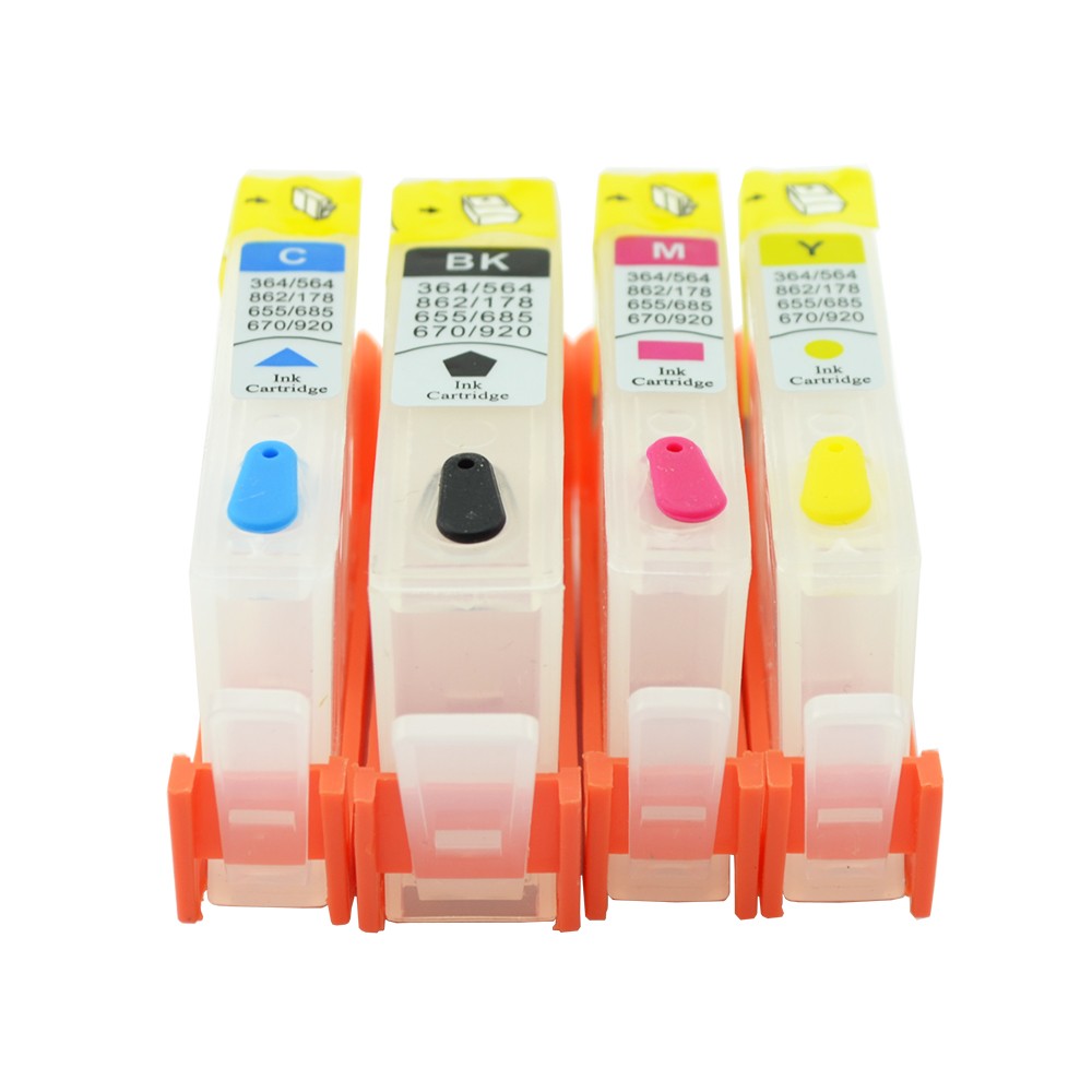 Cartuse reincarcabile pentru HP 3070A B010A 5510 5515 6510 - imagine 3